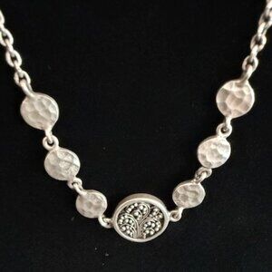 Lois Hill Vintage Sterling Silver Pendant Necklace